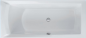 Mobile Preview: Acryl Badewanne Dora 170 x 75 cm links weiß Wanne Styropor Wannenträger rechteck