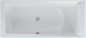 Mobile Preview: Acryl Badewanne Dora 170 x 75 cm re weiß Wanne Styropor Wannenträger rechteck
