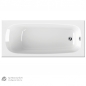 Mobile Preview: Acryl Badewanne Korana 170 x 75 x 41,5 cm weiß rechteck Wanne