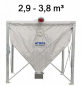 Mobile Preview: Atmos Pelletsilo 3,8 m³ RH 2,0 m Pelletlager Textilsilo Sacksilo Textilspeicher