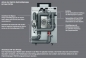 Mobile Preview: Buderus Gas Brennwert Hybridsystem KBH192i 15 kW Luft Wasser Wärmepumpe WLW196i
