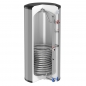 Preview: Flamco Edelstahl Standspeicher DUO HLS-E 150 weiß 70 mm Warmwasserspeicher
