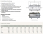Preview: Huch DWK Druckwasserkessel 100 l 6 bar liegend Druckkessel Behälter