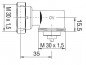 Preview: Oventrop Winkeladapter / Schraubverbindung M30 x 1,5 mm Hersteller.: 1011450