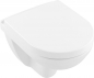 Preview: Villeroy & Boch WC Combipack O.Novo Compact mit Softclose WC-Sitz Spülrandlos