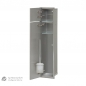 Preview: WC Wandcontainer befliesbar links WC Einbauschrank Einbaurahmen Unterputz