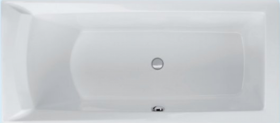 Acryl Badewanne Dora 160 x 75 cm links weiß Wanne Styropor Wannenträger rechteck