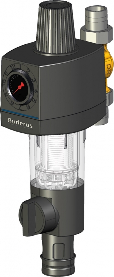 Buderus Logafix Filterkombination Rückspülfeinfilter Druckminderer DN 20 25 32