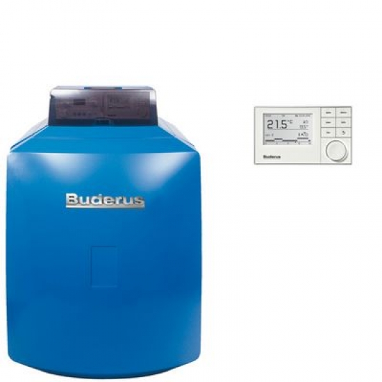 Buderus Öl Brennwert Kessel Paket Logano plus GB125-22 K33/2 Regelung RC310 HS25