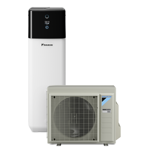 Daikin Altherma 3 R 4 kW Luft Wasser Wärmepumpe Speicher ECH2O 504 H/C Paket