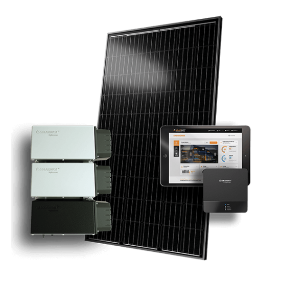 SOLARWATT Komplettpaket Store - Photovoltaikanlage Glas-Glas mit Stromspeicher