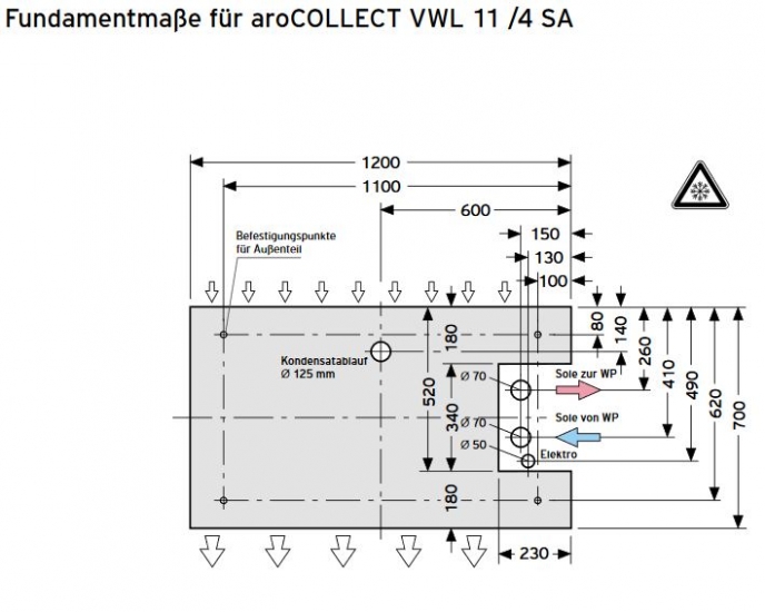 Vaillant Luft Sole Wärmepumpe flexoCOMPACT exclusive VWF 118 /4 aroCOLLECT Paket
