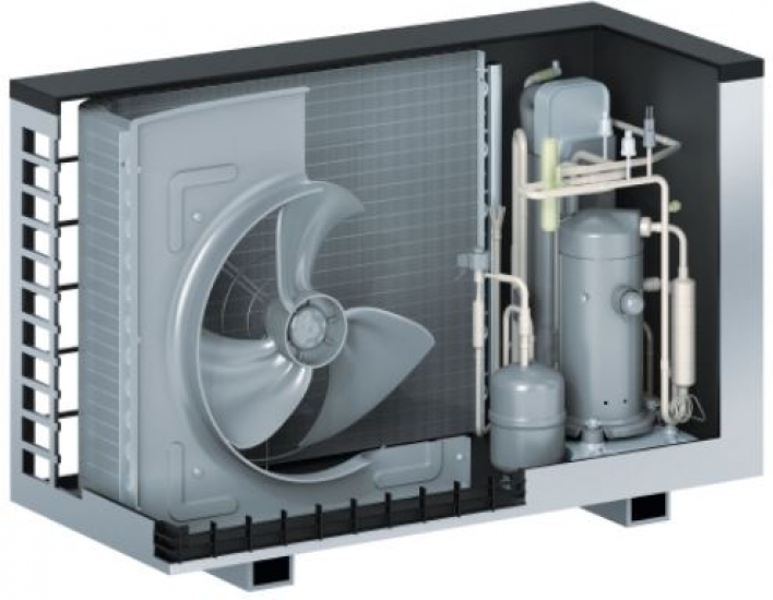 Viessmann Paket Luft Wasser Wärmepumpe Vitocal 222-A Monoblock bei A7/W35 5,6 kW