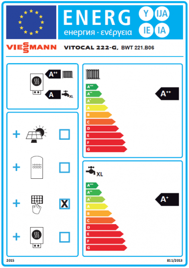 Viessmann Sole Wasser Wärmepumpe Paket Vitocal 222 G Typ BWT 221.B Puffer