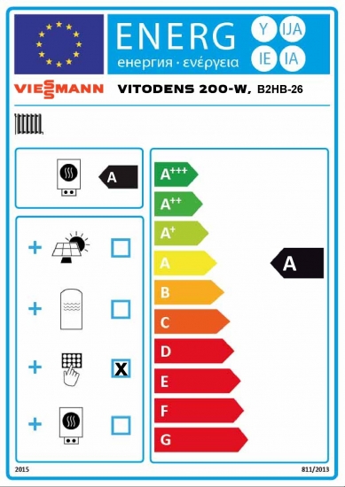 Viessmann Vitodens 200-W 26 kW Gasbrennwert Therme Vitocell 100-W 120 Liter