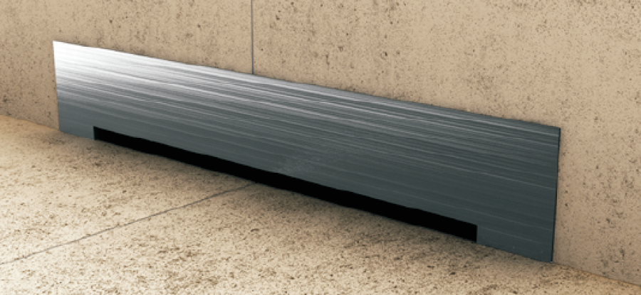 Wand-Duschablauf, massives Edelstahl (304), gebürstet Edelstahlabdeckung 4mm