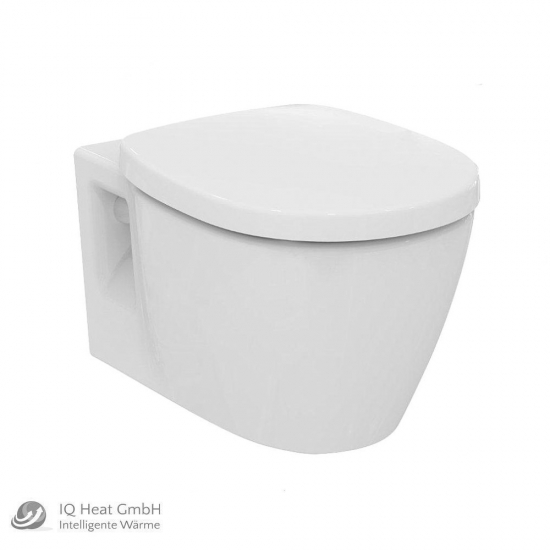 WC Kombipack Ideal Standard Connect mit Softclose WC-Sitz Spülrandlos weiss