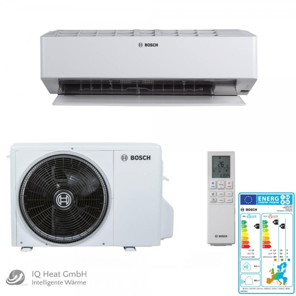 Bosch Split Klimaanlage Klimagerät CL6000i Set 25 E Außen- Inneneinheit 2,5 kW