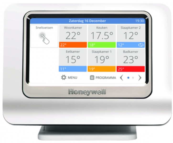 Honeywell evohome Paket mit 4x Regler HR92 Bediengerät & Gateway Smart