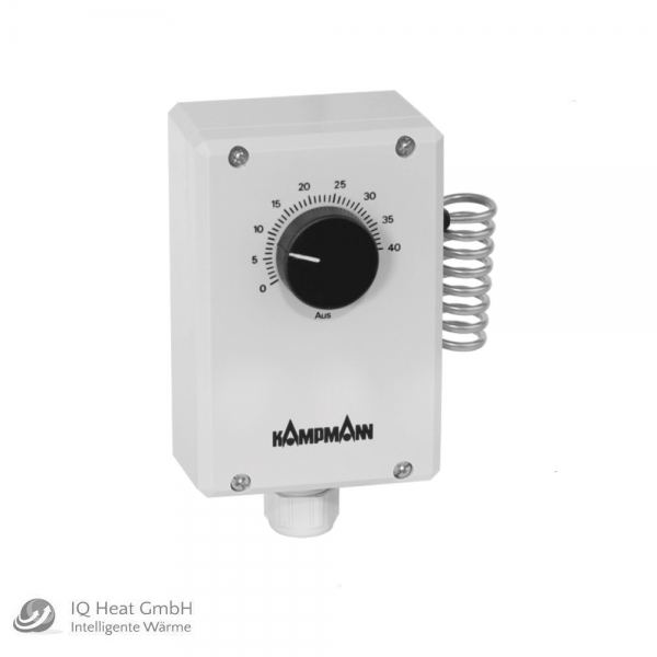 Kampmann Industriethermostat Schutzart IP54 Einstellung Drehknopf 0 - 40 Grad °C