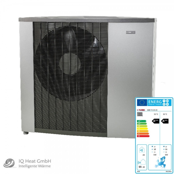 NIBE Luft Wasser Wärmepumpe F2120 -20 11,0 kW  COP 5,17 Monoblock