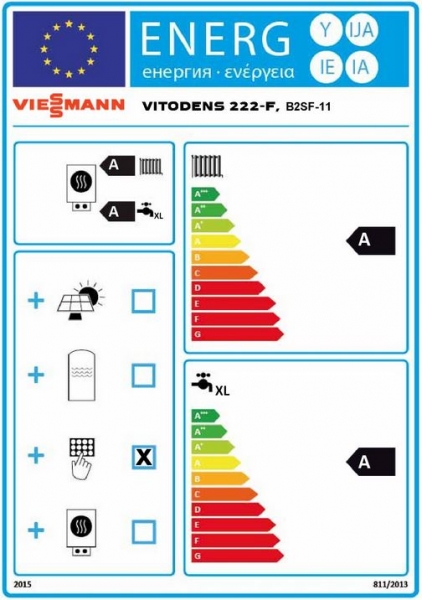 Viessmann Gas Brennwert Kompaktgerät Vitodens 222-F 11 kW Paket B2SF Speicher