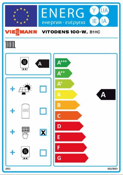 Viessmann Vitodens 100-W Gas Brennwert Therme Vitocell Speicher und Abgas