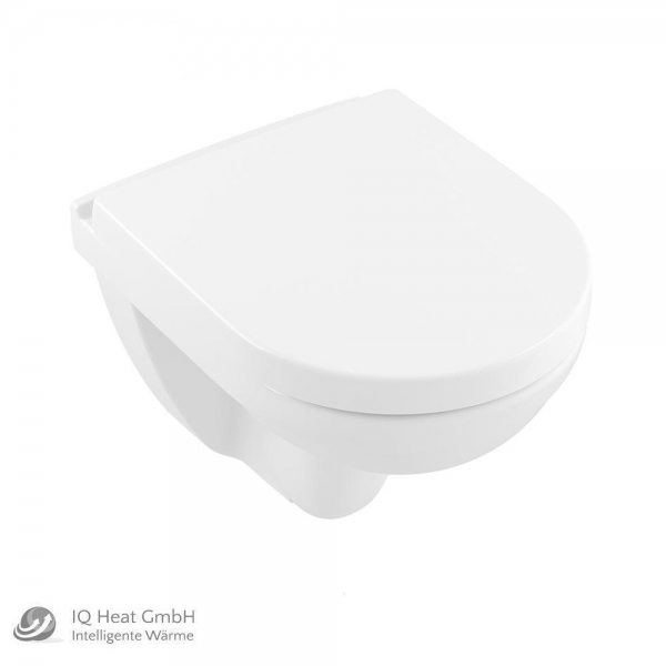 Villeroy & Boch WC Combipack O.Novo Compact mit Softclose WC-Sitz Spülrandlos