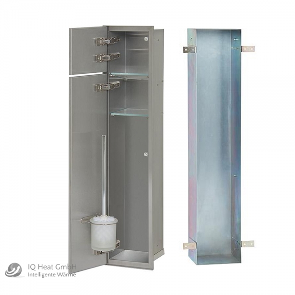 WC Wandcontainer befliesbar links WC Einbauschrank Einbaurahmen Unterputz