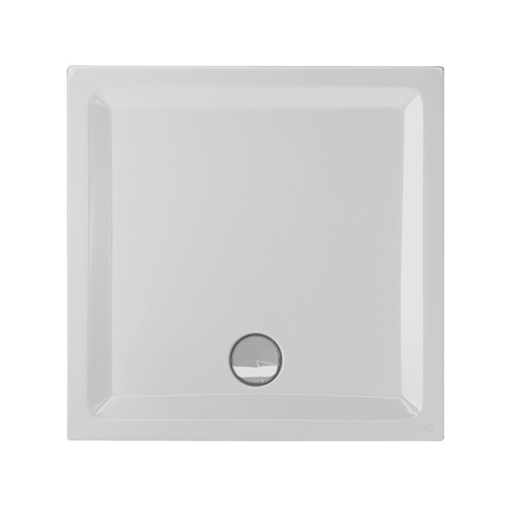 Acryl Duschwanne Riga E 80 x 80 cm Duschbecken Träger Fußgestell Ablauf