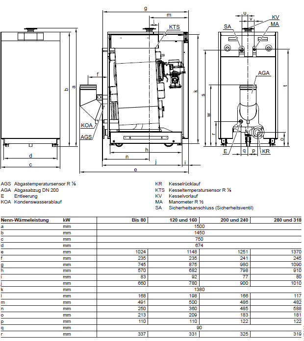 Viessmann Vitocrossal 200 CIB 200 kW Typ GW7B Gas Brennwertkessel Z019470