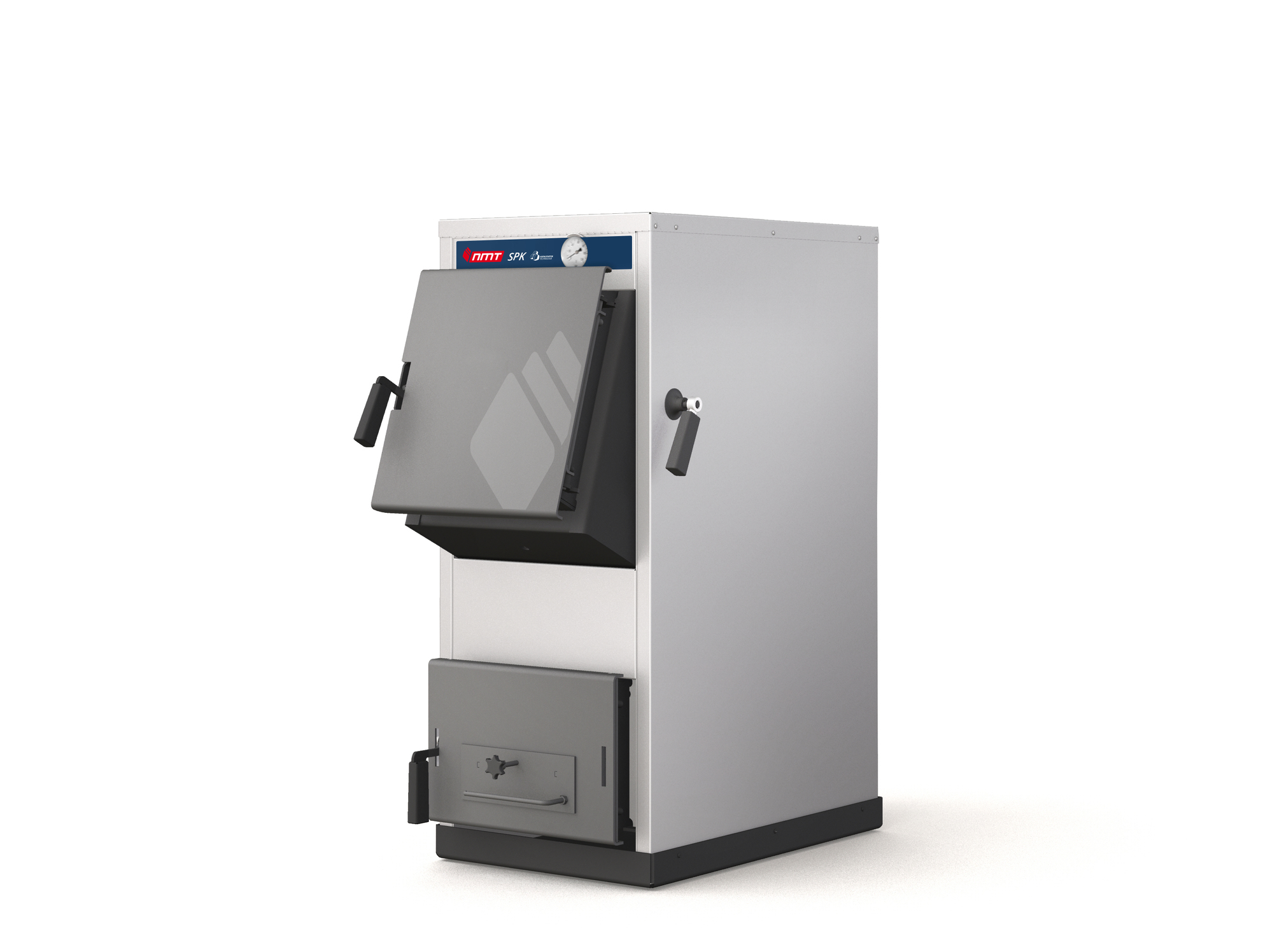NMT Braunkohlekessel SPK-15 BK 23 kW Kohlekessel Naturzugkessel Abgang hinten
