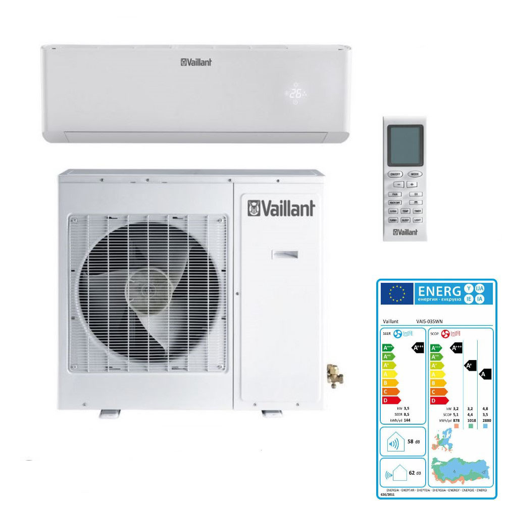 Vaillant Set Klimagerät Mono Split climaVAIR 3,5 kW Klimaanlage VAI5-035