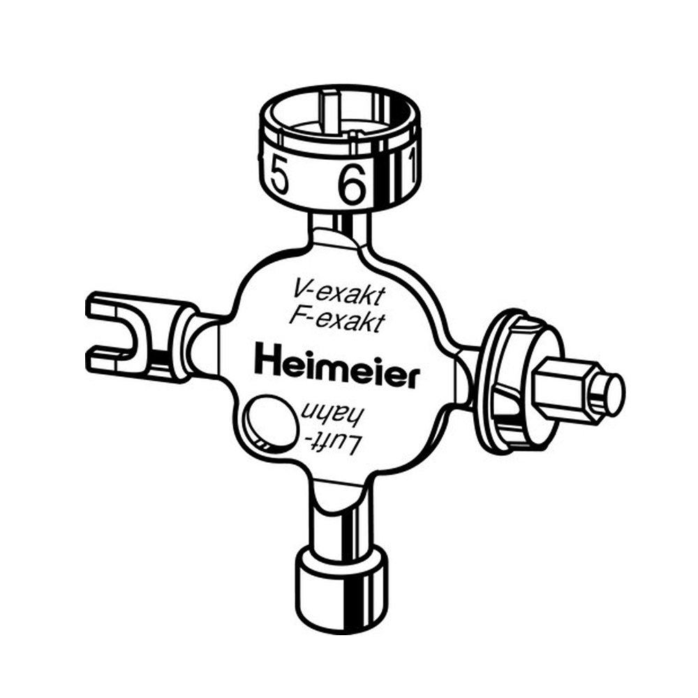 HEIMEIER Universalschlüssel für Retro-S, V-exakt, F-exakt