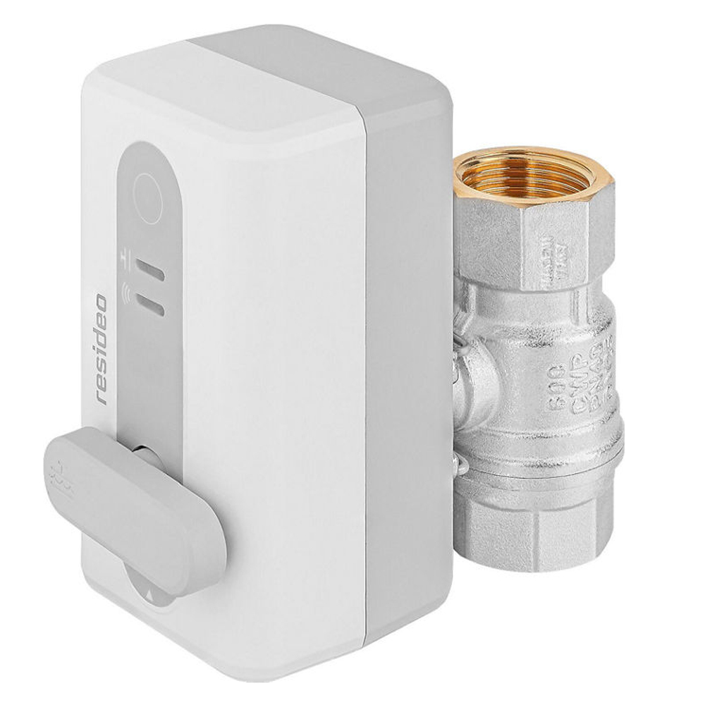 Resideo L5 WiFi Wasserleckage Absperrventil DN25 (1") Leckerkennungskabel