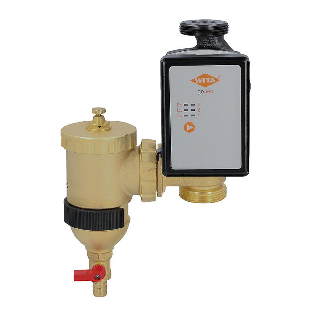 Wita Umwälzpumpen-Schlammabscheiderset 40/60 Heizungs Optimierungsset Bl 180mm