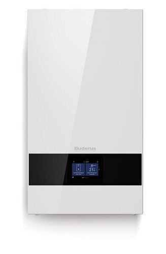 Buderus Paket W26 Gas Brennwert Kombigerät GB172i.2-24 T50 kW Regelung BC400