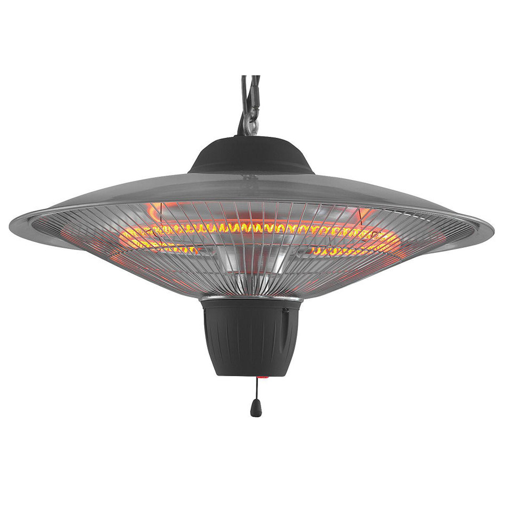 Eurom Zeltheizer 1502 Party Heater grau Terrassenheizer Party Zeltheizung