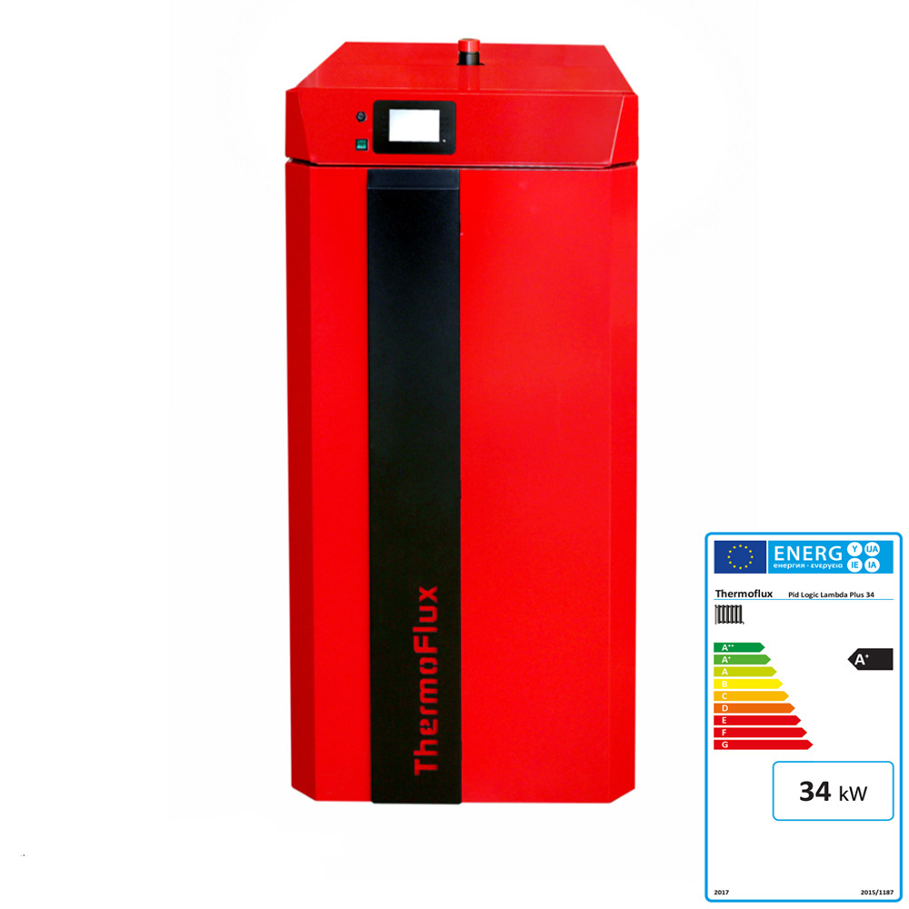 ThermoFlux Holzvergaser PID Logic Lambda plus 34 kW Scheitholzkessel Holzkessel ThermoFlux Holzvergaser PID Logic Lambda plus 34 kW Scheitholzkessel Holzkessel