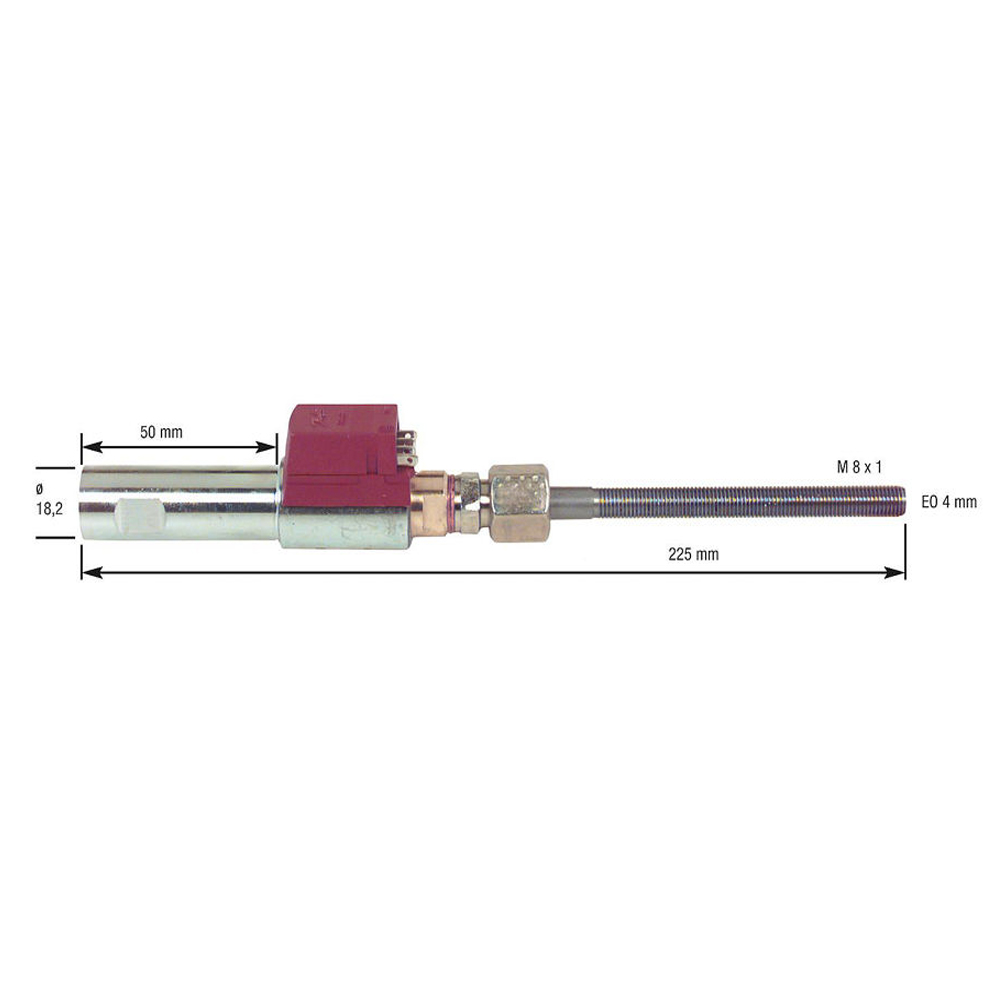 Ölvorwärmer für Körting jet4.5/ 8,5/VT1-DU/0-DU mit Danfoss-Ölvorwärmer FPHB 5 30-110 Watt