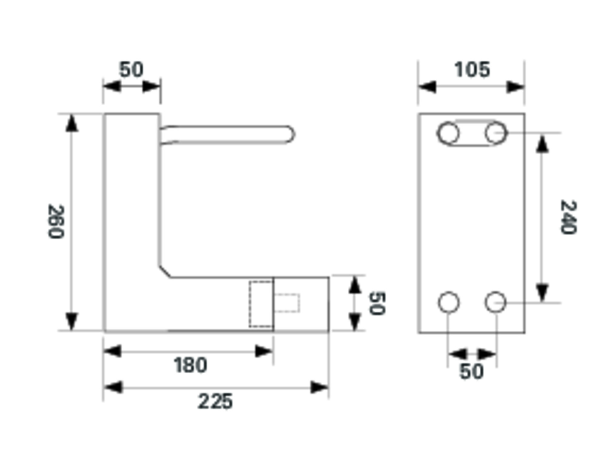 Alpex F50 PROFI Heizkörper Anschluss Block 260 mm 16 x 2 mm Aluverbundrohr
