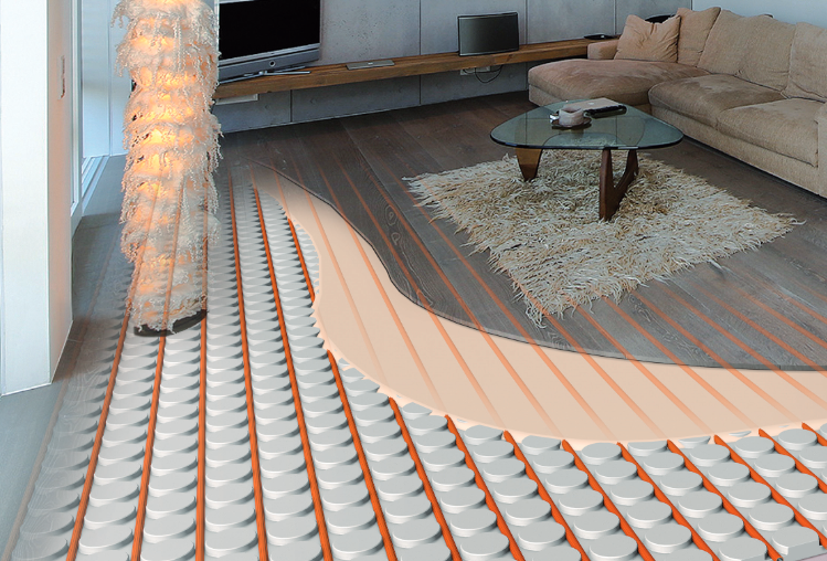 Variotherm Fussbodenheizung Variokomp 110 m² 20mm Paket Trockenbau Dünnbett