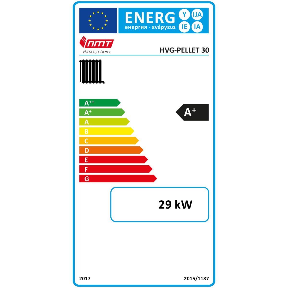 NMT Kombikessel HVG Pellet 30 30/29 kW NMT-HVGP-30 inkl. Touchscreensteuerung