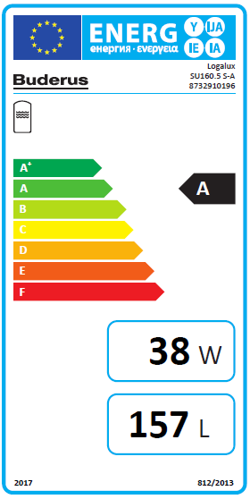 Buderus Logalux Speicher SU160.5 S-A Warmwasserspeicher Boiler Standspeicher