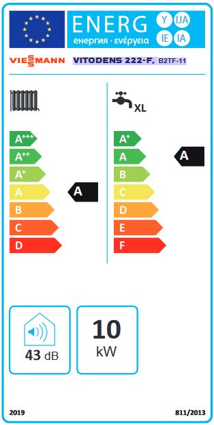 Viessmann Vitodens 222-F 11 kW Typ B2TH Ladespeicher Paket Anschlussset oben