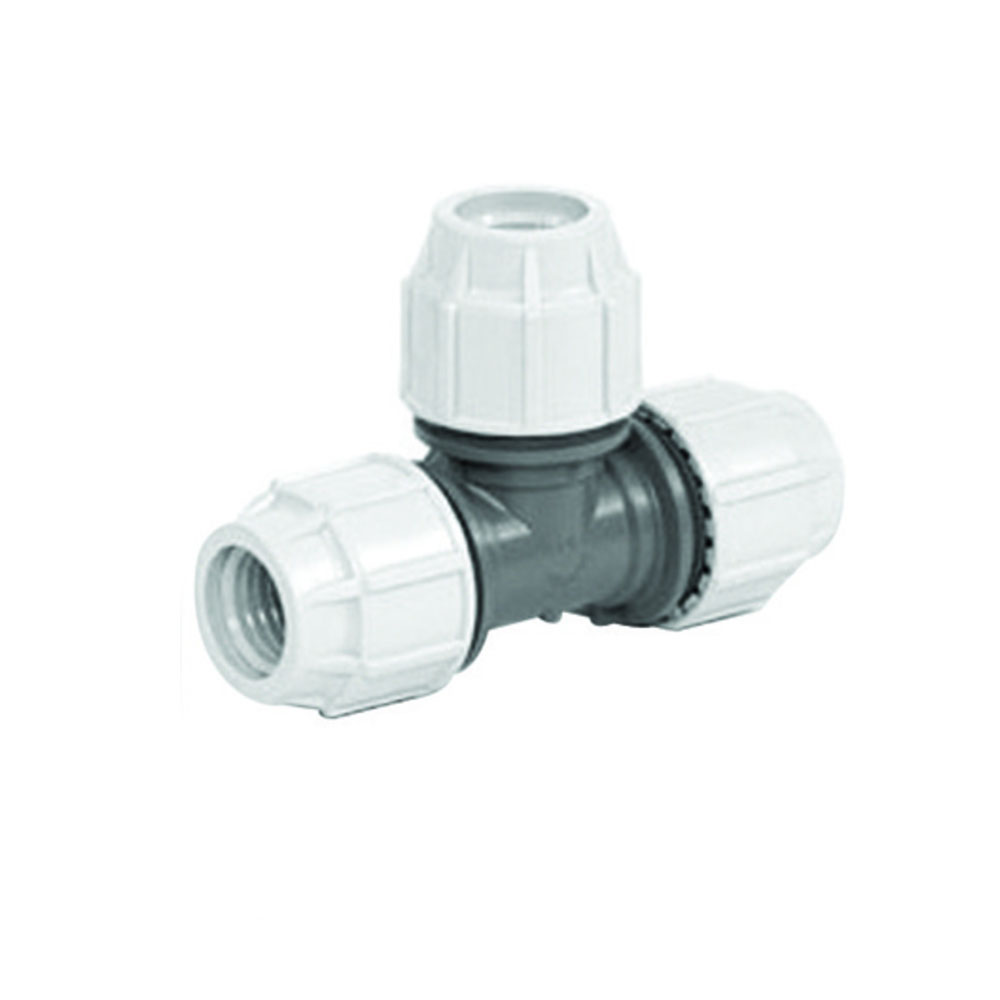 Plasson Klemmfings Serie 18 PE Rohr T-Stück 32 x 32 x 32 mm