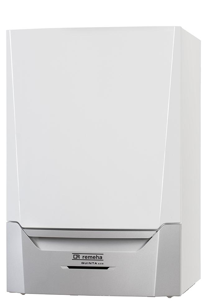 Remeha Quinta Ace 90 Gas Brennwert Wandkessel 89,5 kW Schaltfeld T-Control