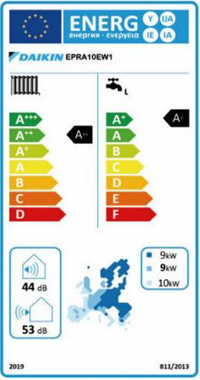 Daikin Luft Wasser Wärmepumpe Altherma 3 H MT 10 kW Innengerät BUH9 180 Liter