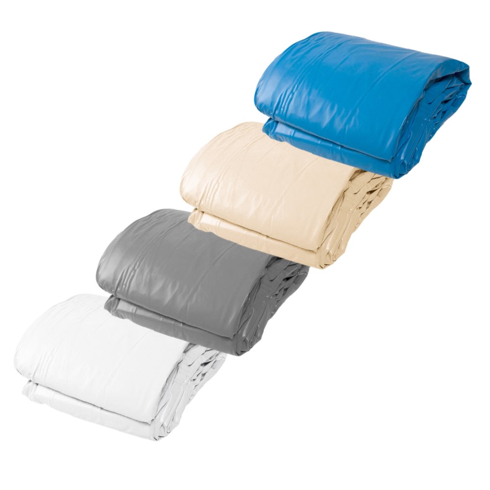 OKU Poolfolie Rechteck 5,00 x 3,00 x 1,5 m | Keilbiese P3 | blau weiß sand grau