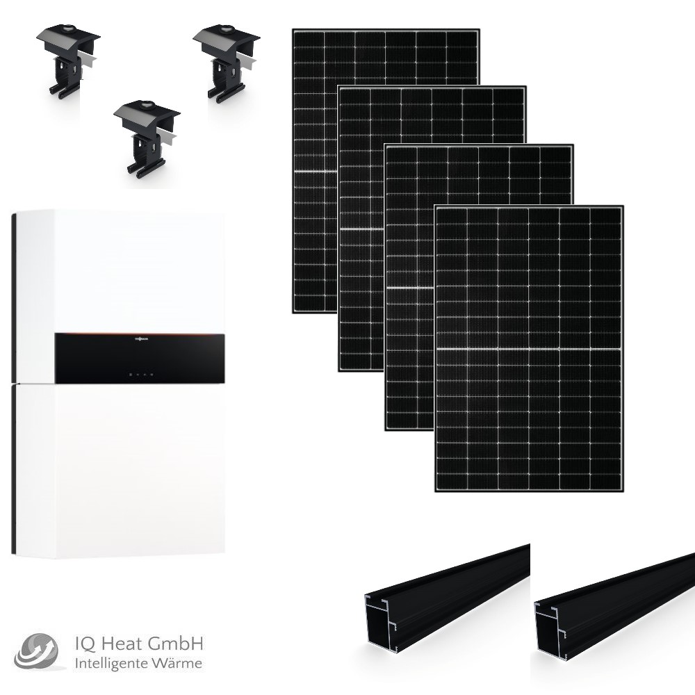 PV Anlage Viessmann Vitovolt 300 mit Vitocharge VX3 Flachdach Ost West 5,92 kWp